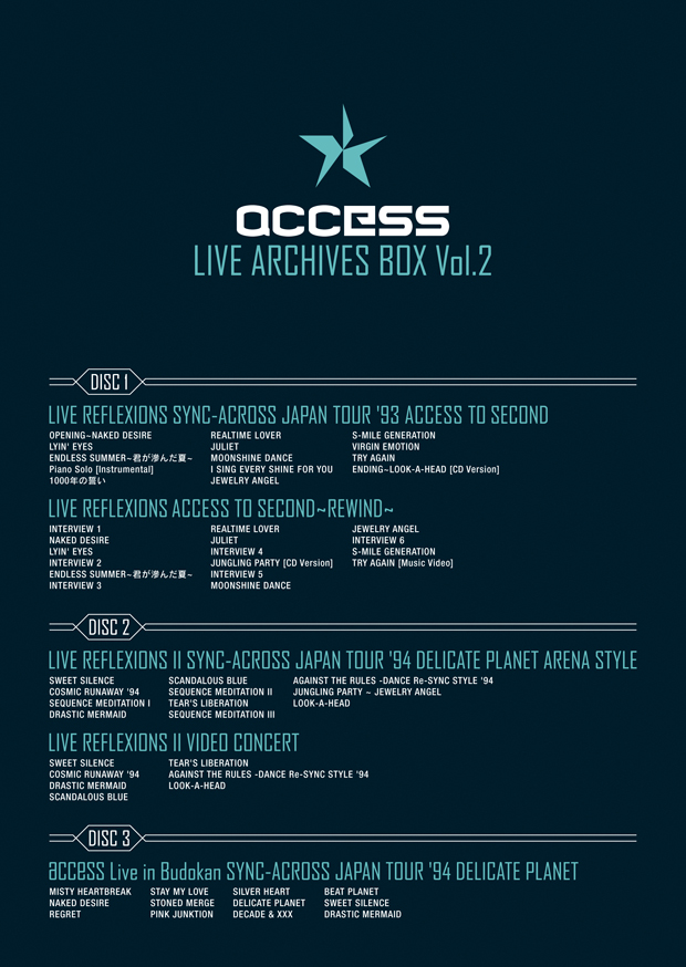 access / LIVE ARCHIVES BOX Vol.2 (BD) :: TOKYO YAMADA DESIGN OFFICE